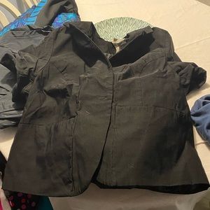 Black Plus size Blazer